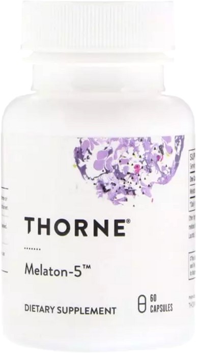 

Мелатонин-5, Thorne Research Melaton-5, 60 капсул (693749780021)