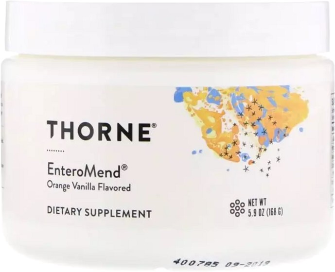 

Энтеросорбент, со вкусом апельсина и ванили, EnteroMend, Thorne Research 168 г (5,9 унции) (693749006251)