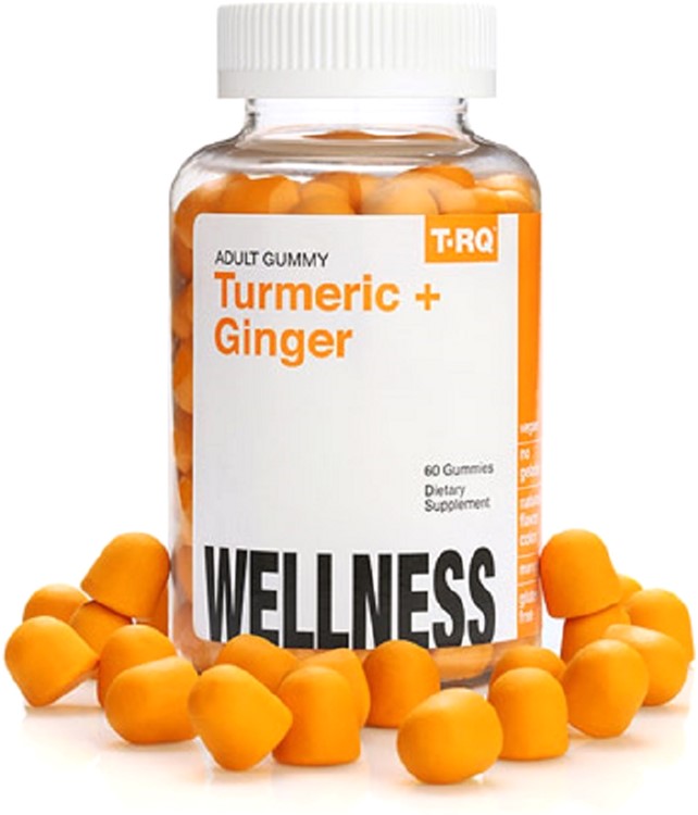 

Куркума и Имбирь, фруктовый вкус, Turmeric + Ginger, T-RQ 60 жевательных конфет (835776001391)