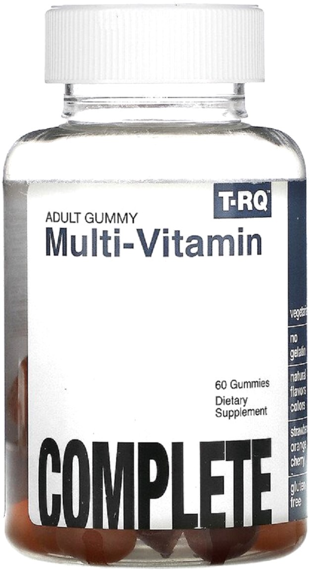 

Мультивитамины, Полный комплекс, вкус клубники апельсина вишни, Multi-Vitamin, T-RQ 60 жевательных конфет (835776001049)