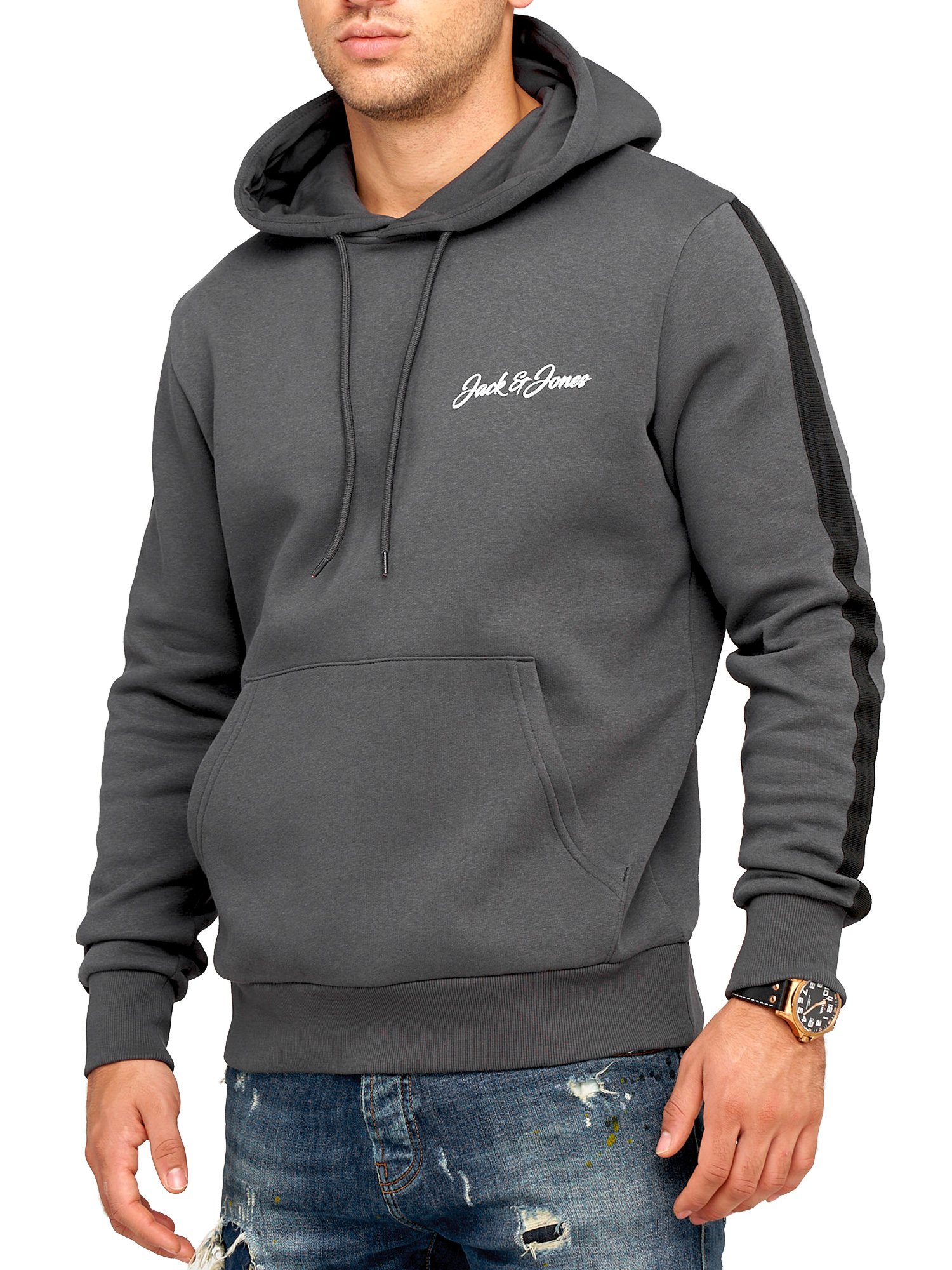 

Худи Jack & Jones Asphalt  темно-серый, Худи Jack & Jones Asphalt L темно-серый