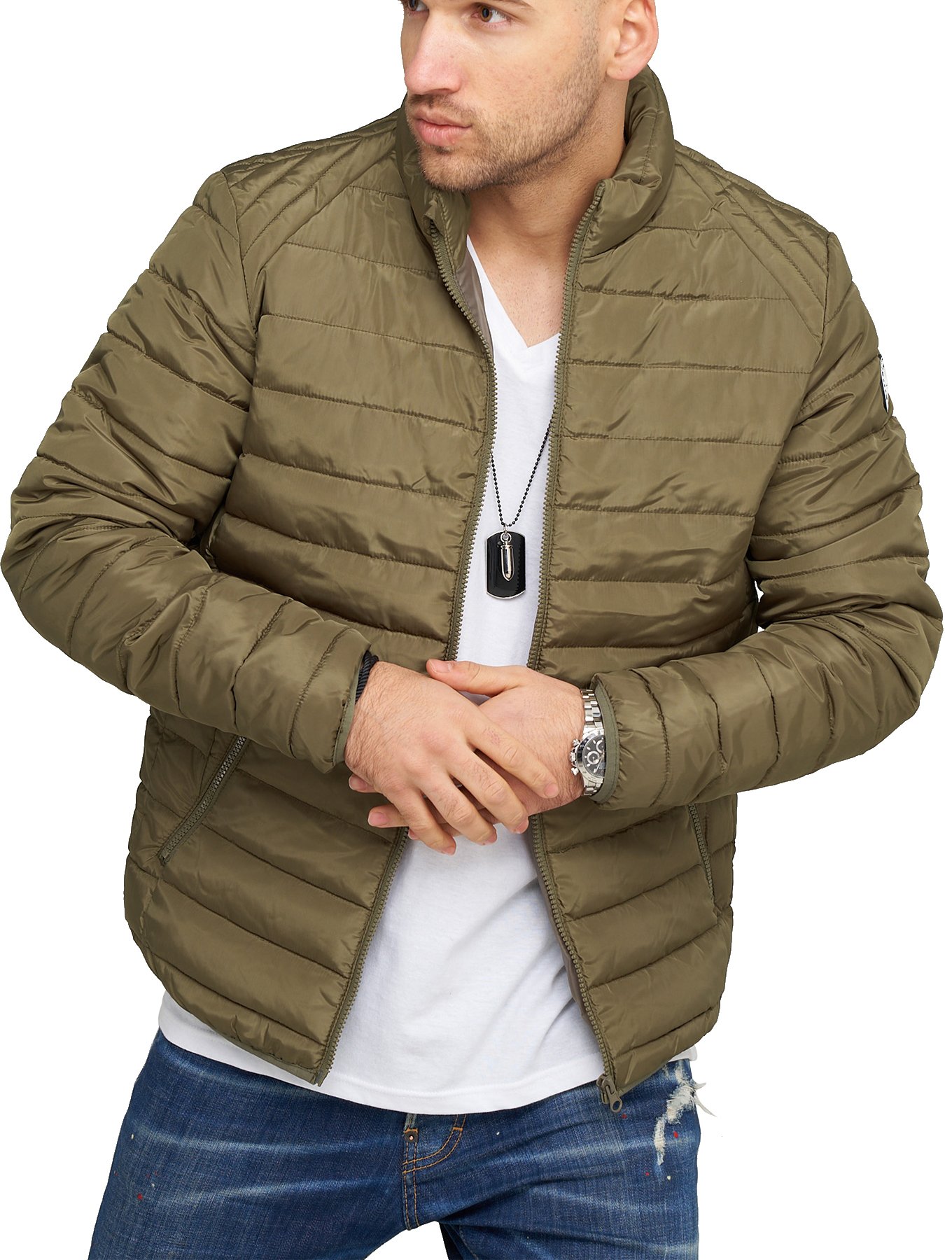 

Куртка Jack & Jones Dusty Olive  оливковый, Куртка Jack & Jones Dusty Olive XL оливковый