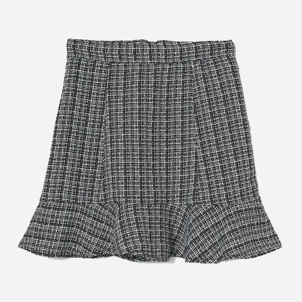

Юбка H&M 0842028  Черная с белым, Юбка H&M 0842028 42 Черная с белым
