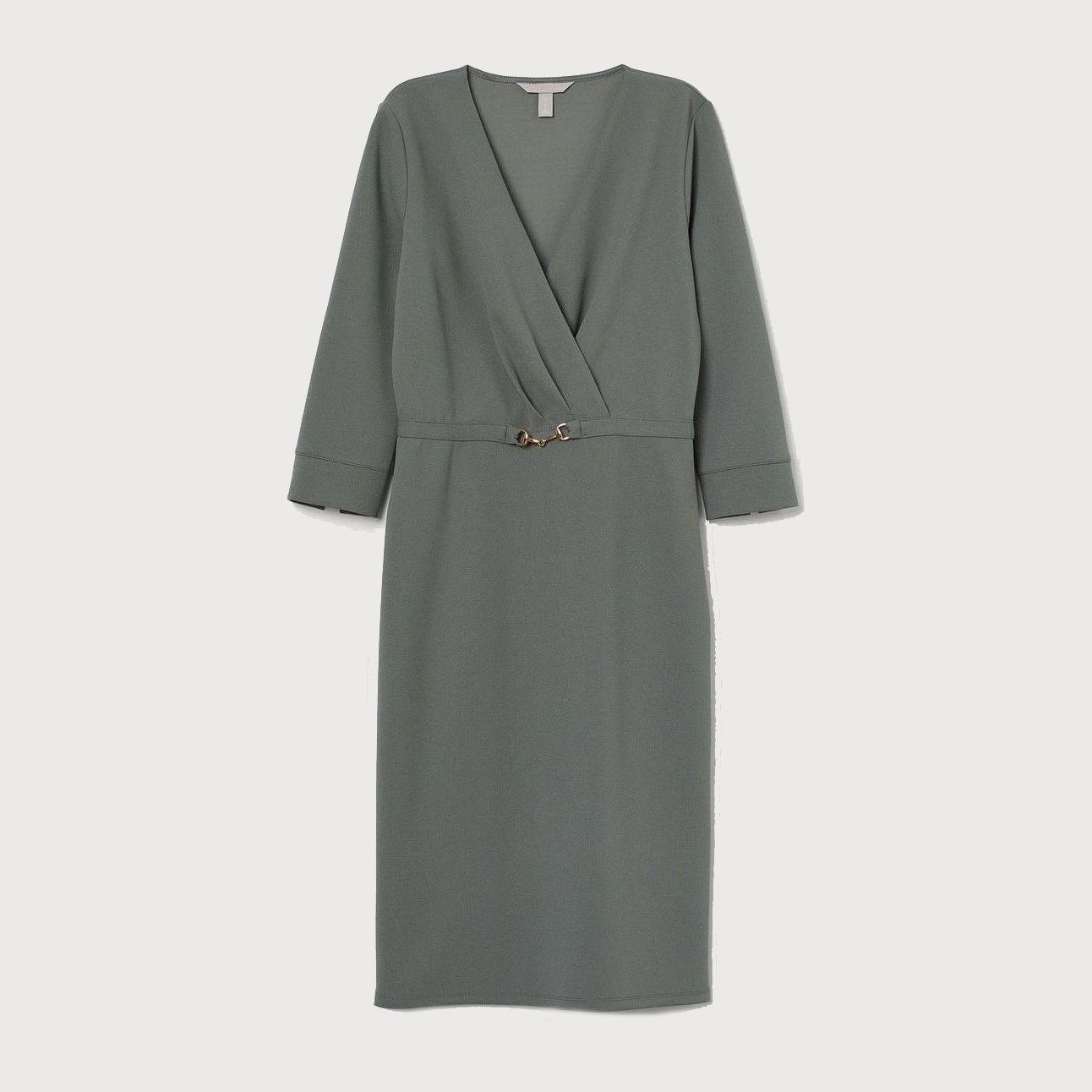 

Платье H&M 0828268  Серое с зеленым, Платье H&M 0828268 L Серое с зеленым