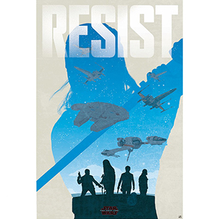 

Постер STAR WARS Resist (Звездные войны Сопротивление) 91.5х61 см (ABYDCO471)