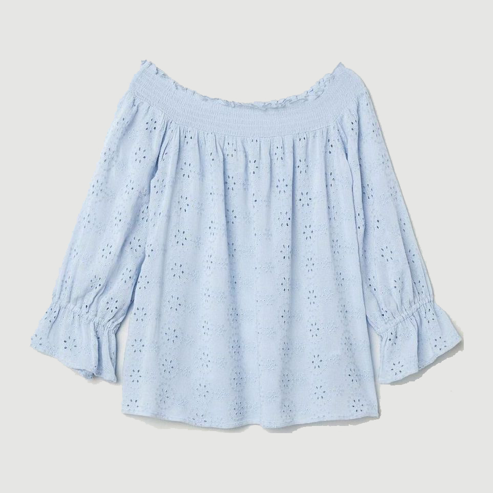 

Топ H&M 0596346 32 Голубой