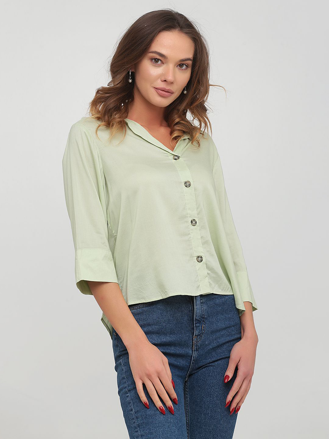 

Рубашка H&M 0816241  Салатовая, Рубашка H&M 0816241 36 Салатовая