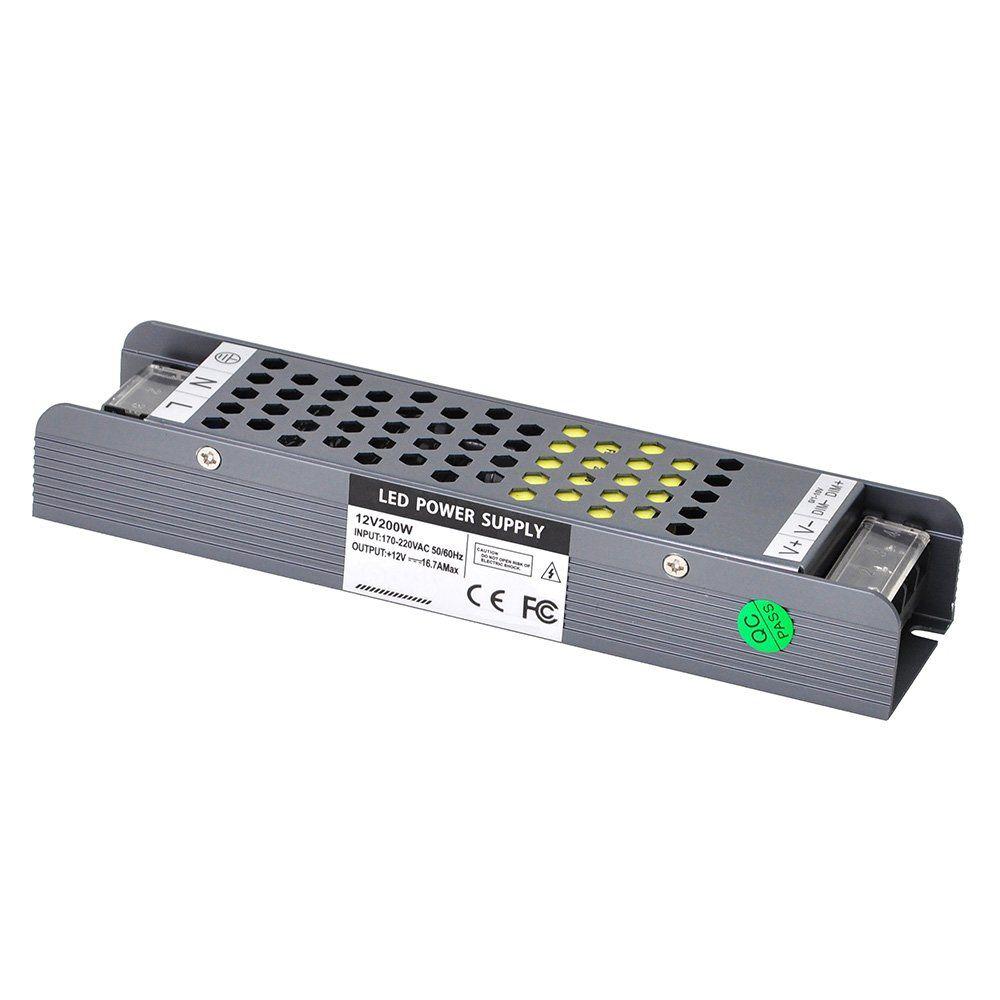 

Блок питания импульсный PROLUM Slim 200W 12V (IP20, 16,7A) Series "SP" 222021