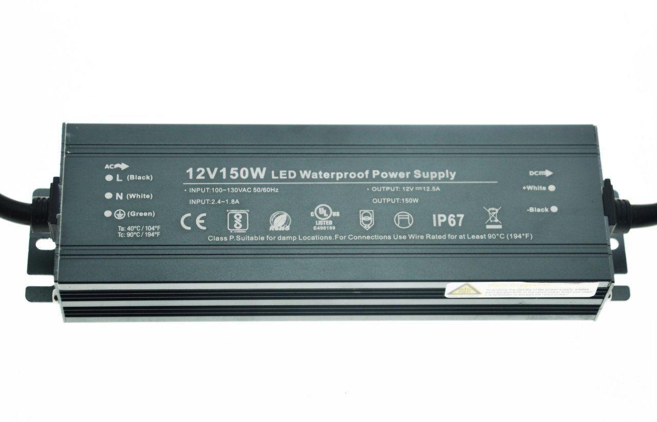 

Блок питания импульсный PROLUM Slim 150W 12V (IP67, 12,5А) Series "WPS" 223012