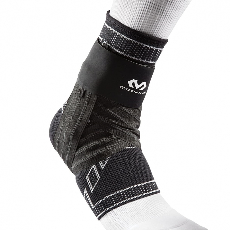 

Фиксатор голеностопа эластичный с ремнями McDavid XS