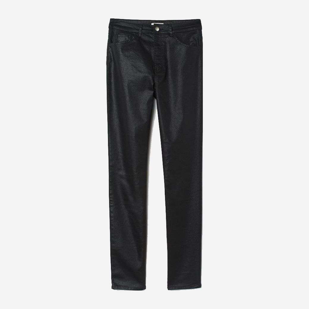 

Брюки из искусственной кожи H&M 0254940 36 Черные