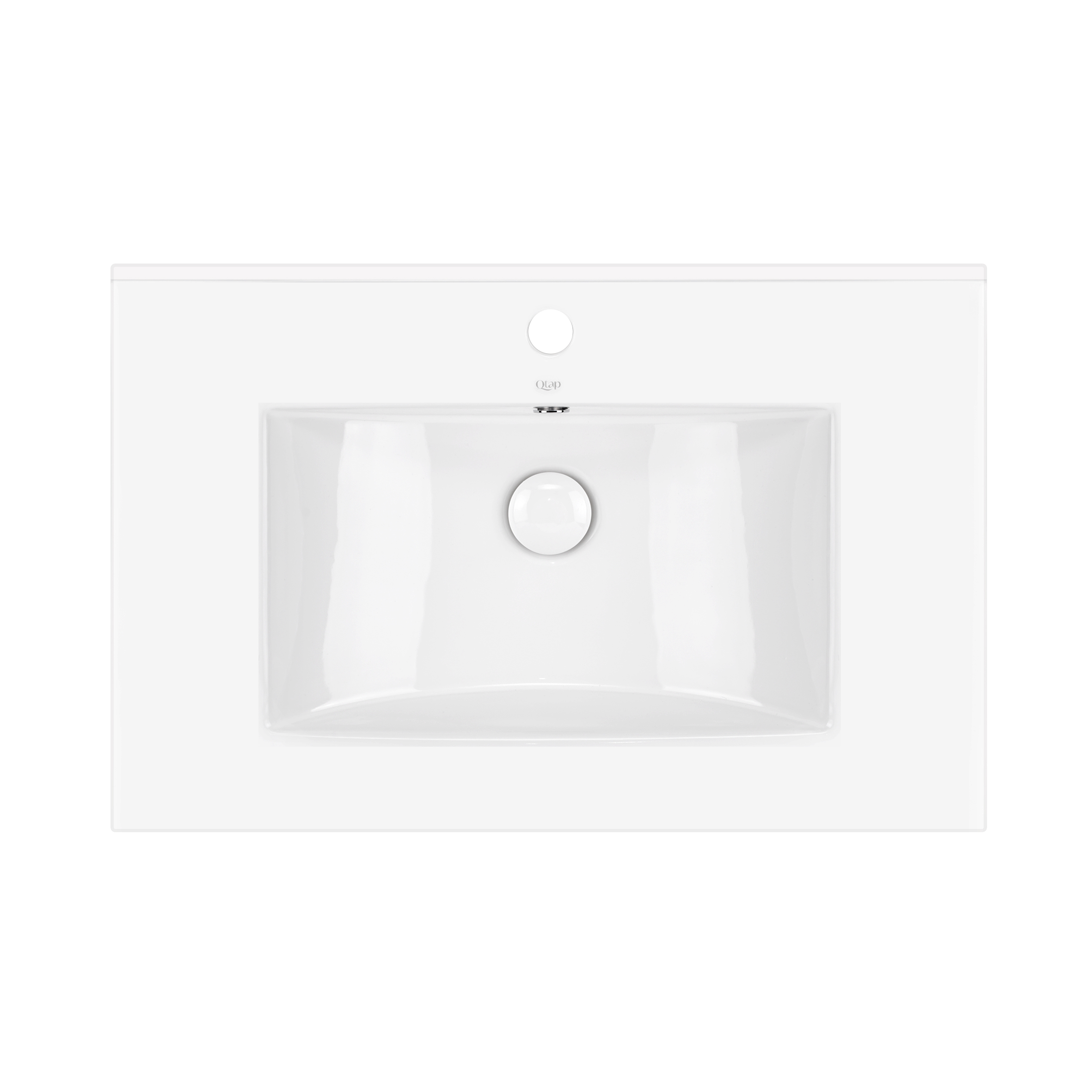 

Раковина Qtap Albatross 700х460х180 White с донным клапаном QT01113070CW