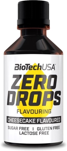 

Ароматизированые капли Biotech Zero Drops 50 мл Чизкейк (5999076233830)
