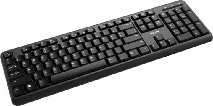 

Клавиатура Canyon CNS-HKBW02-RU Black USB (CNS-HKBW02-RU)