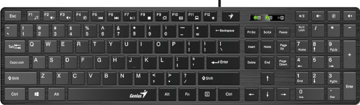 

Клавиатура Genius SlimStar 126 Black USB (31310017407)
