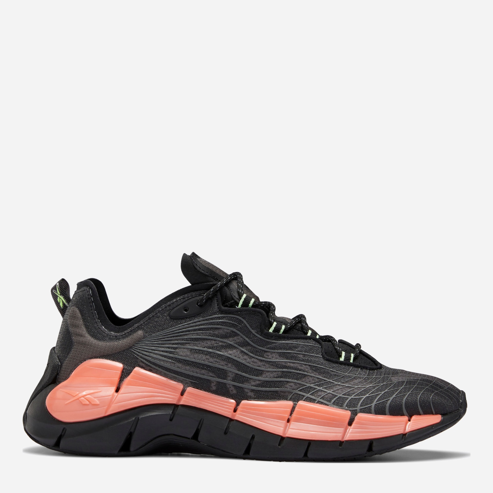 

Кроссовки Reebok Zig Kinetica II FX9349 40 (7.5) 25.5 см Cblack/Ornflr/Neomnt