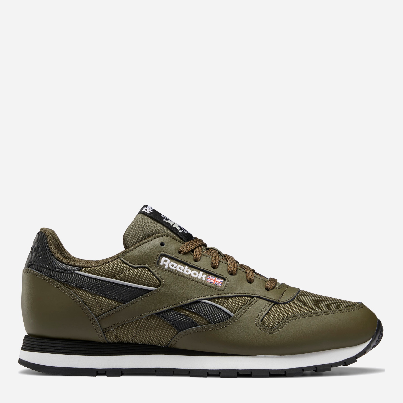 Акція на Чоловічі кросівки Reebok Classic Leather GZ9829 40.5 (8) 26 см Armygr/Cblack/Ftwwht від Rozetka