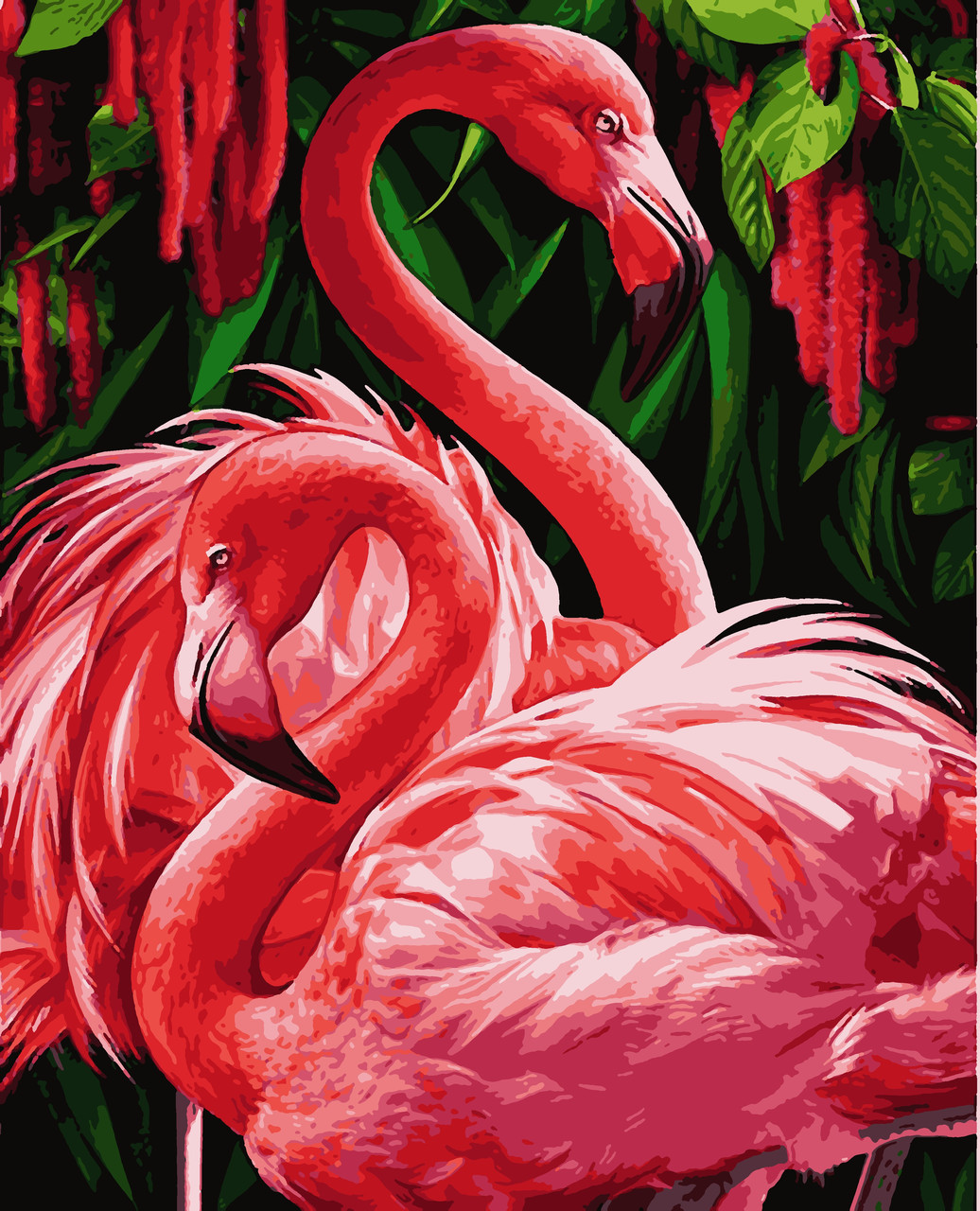 

Картины по номерам Artissimo Фламинго 40*50 см