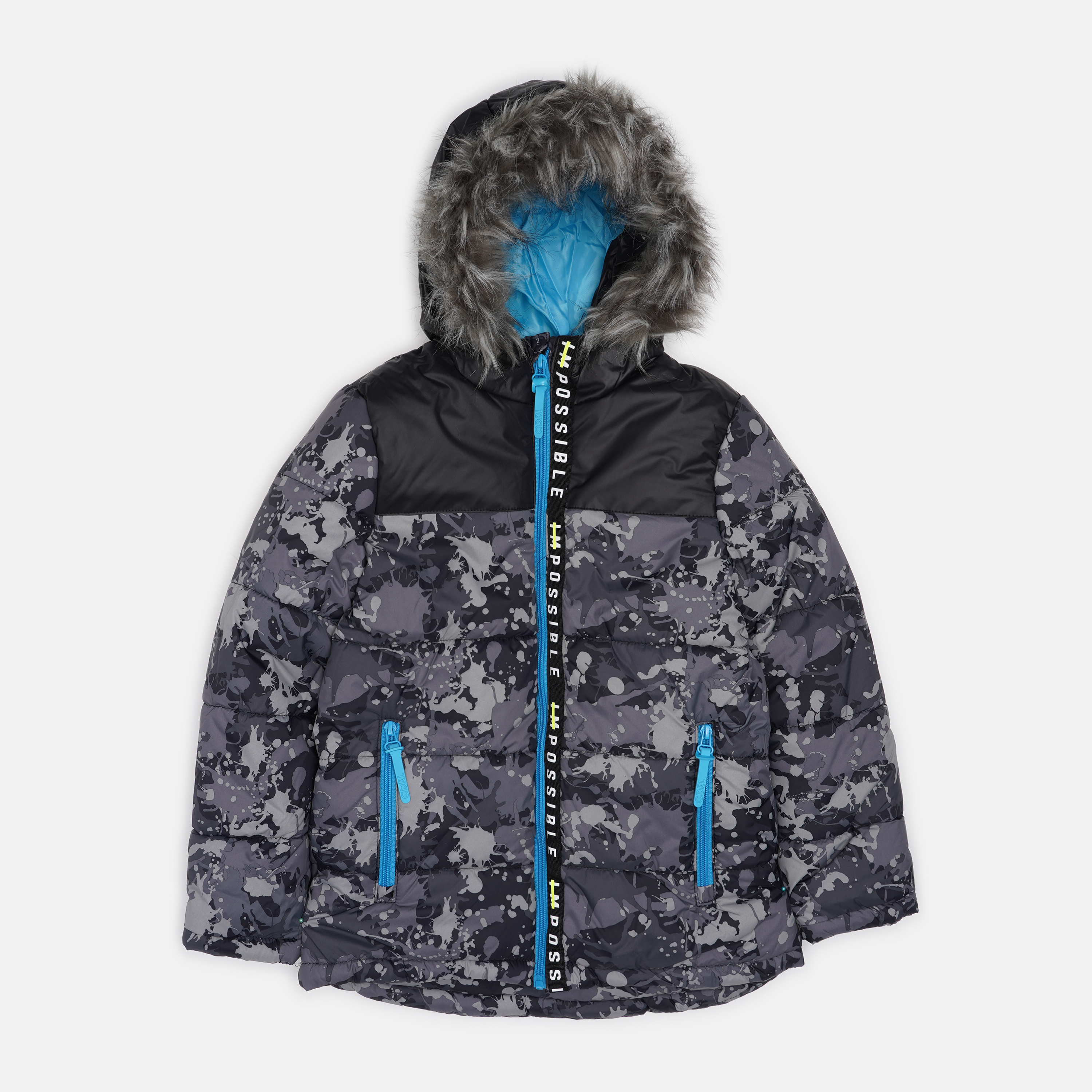 

Зимняя куртка Coccodrillo Crazy Skate ZC1152101CRA-020 152 см Графитовая серая