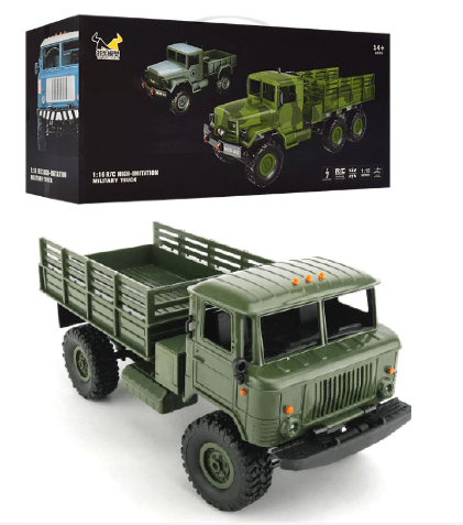 

Машинка на радиоуправлении ГАЗ-66 Военный грузовик 1:16 (MN-66)