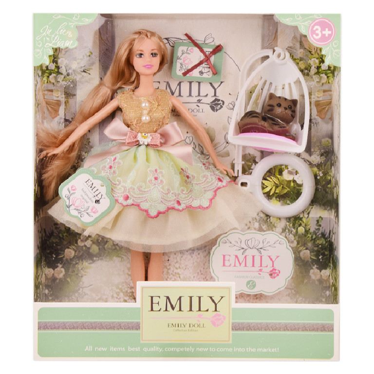 

Детсткая кукла "Emily" с аксессуарами QJ088C