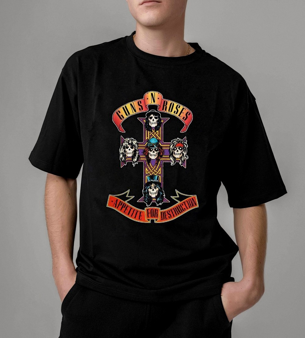 

Футболка A SHO Guns n Roses  черный, Футболка A SHO Guns n Roses S черный