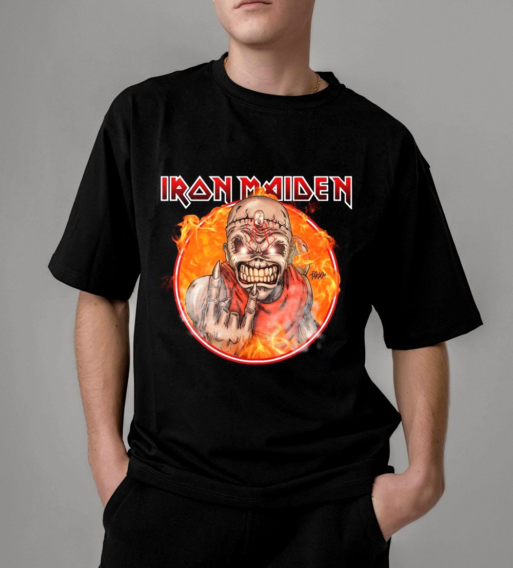 

Футболка A SHO Iron Maiden  черный, Футболка A SHO Iron Maiden L черный