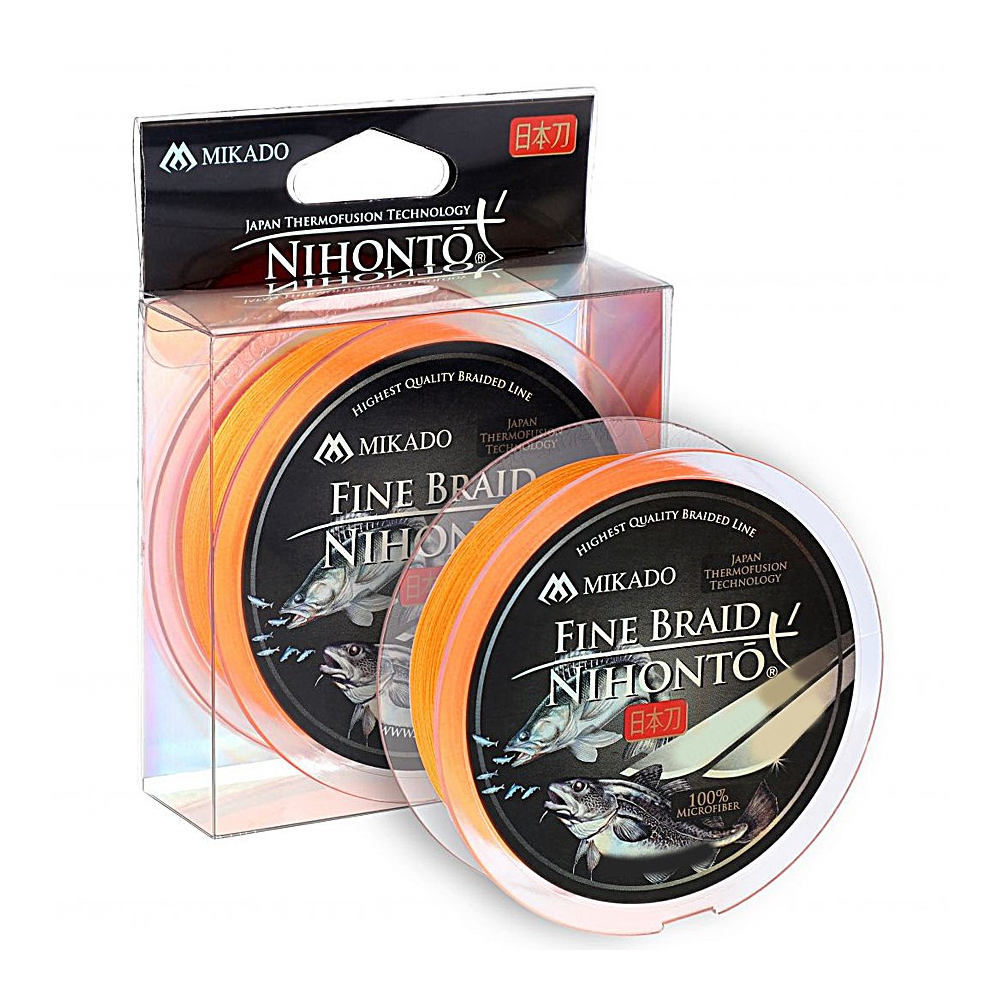 

Шнур Mikado Nihonto Fine Braid 150m 0.40mm 34.9kg orange (Z19O-040)