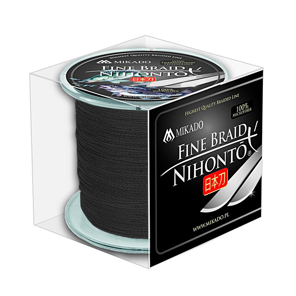

Шнур Mikado Nihonto Fine Braid 300m 0.16mm 12.5kg black (Z20B-016)