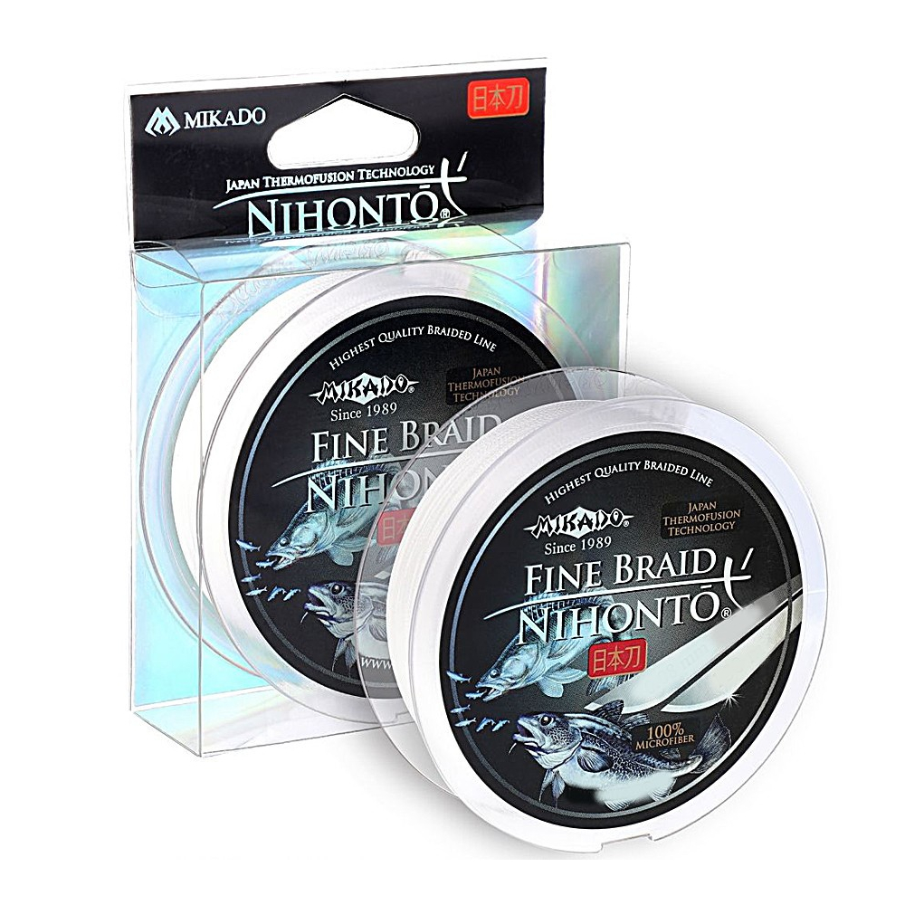 

Шнур Mikado Nihonto Fine Braid 150m 0.08mm 4.95kg white (Z19W-008)