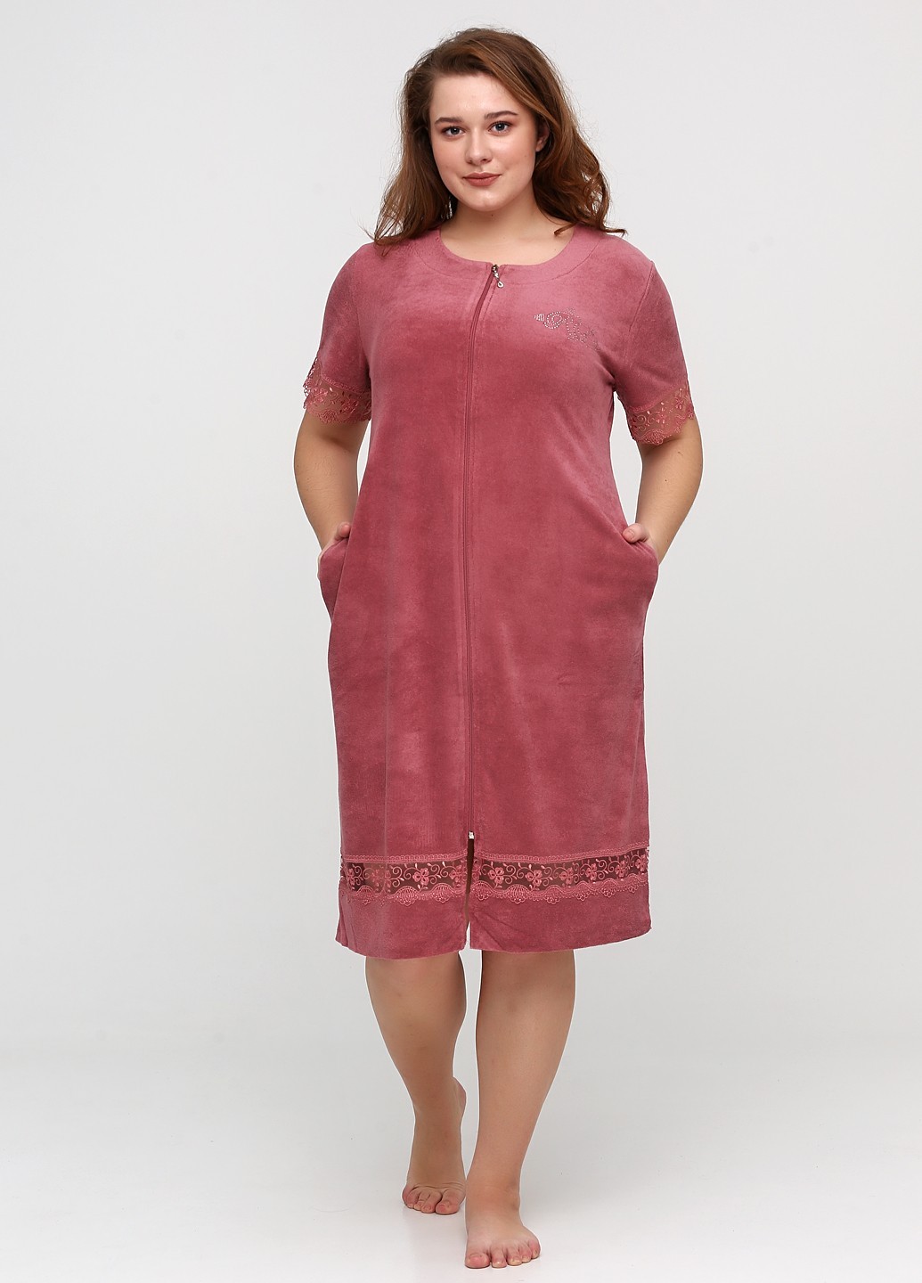 

Халат Romeo Life  кирпичный 3382, Халат Romeo Life 4XL кирпичный 3382