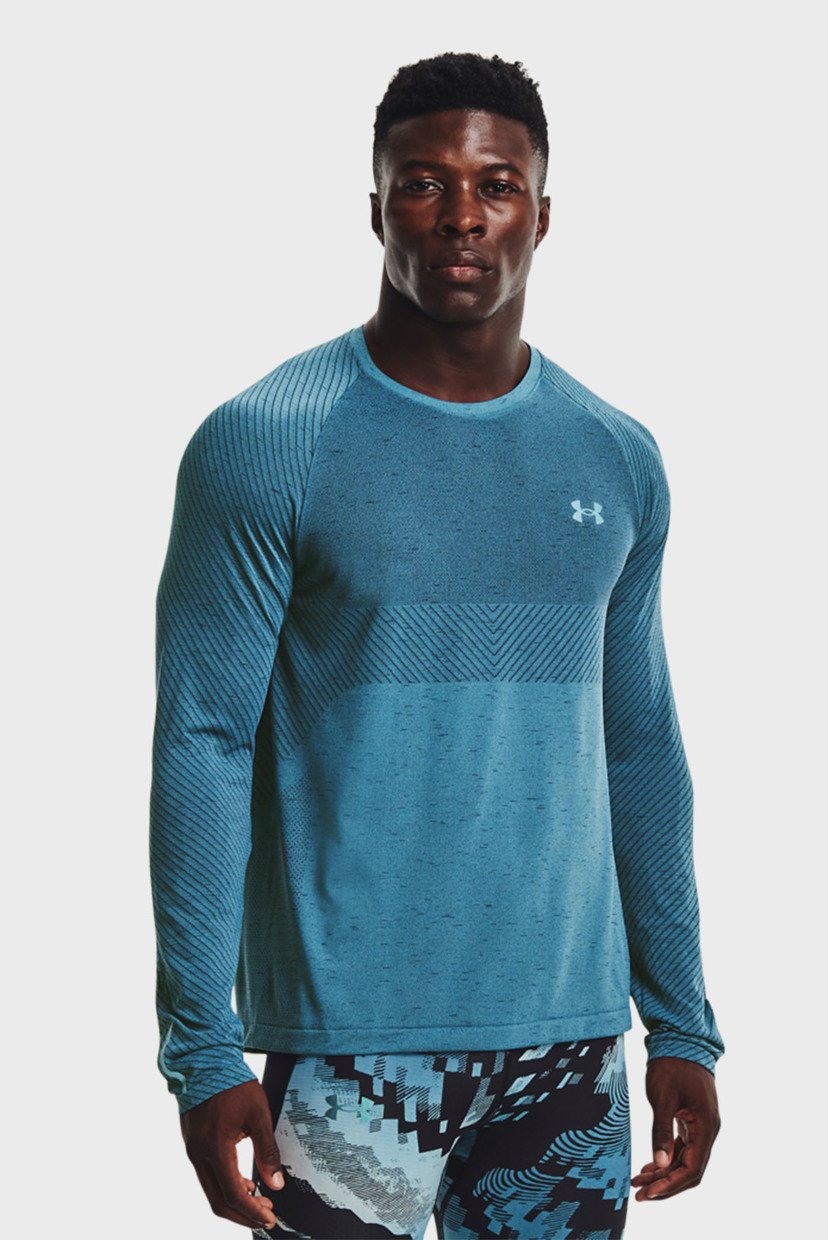 

Мужской голубой лонгслив UA Seamless Run LS Under Armour  1366500-597, Мужской голубой лонгслив UA Seamless Run LS Under Armour XL 1366500-597