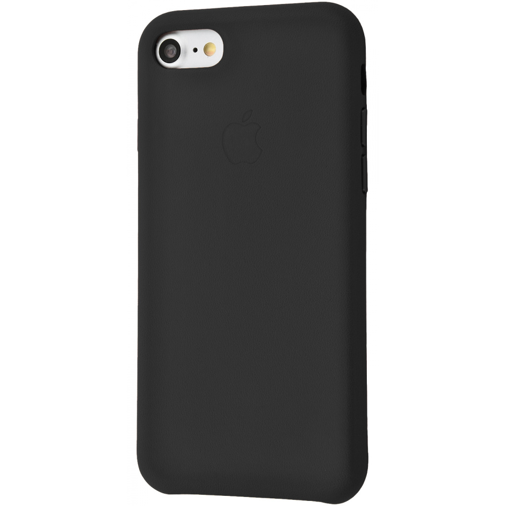 

Чехол с мягкой подкладкой PRC Leather case iPhone 7/8/SE 2 black Черный