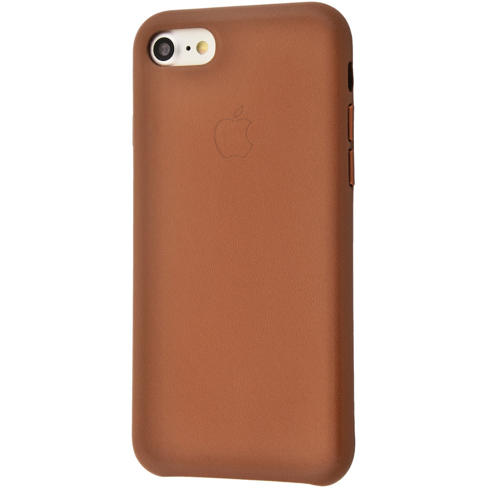 

Чехол с мягкой подкладкой PRC Leather case iPhone 7/8/SE 2 saddle brown Коричневый