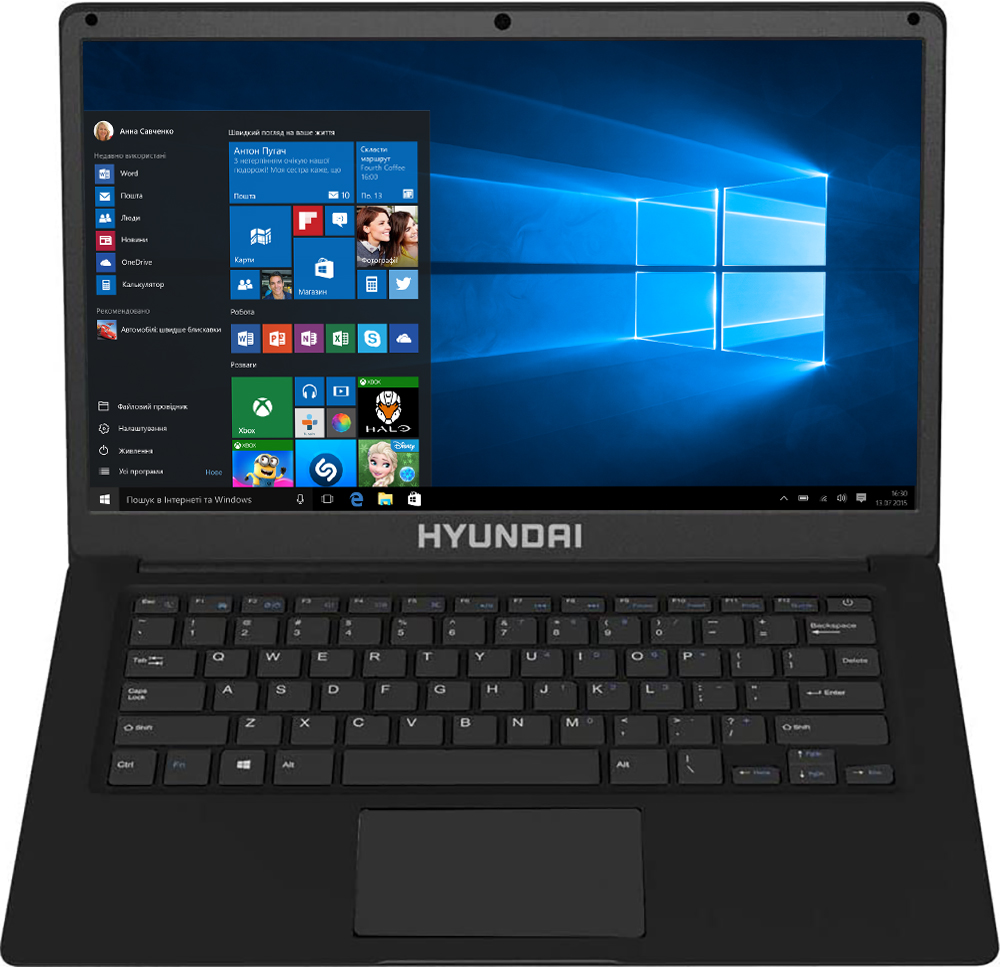 

Ноутбук Hyundai ThinNote-A Black