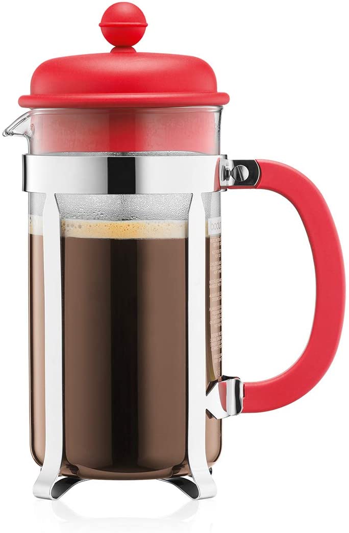 

Кофейник френч-пресс 1,0 л Bodum 1918-294 CAFFETTIERA красный