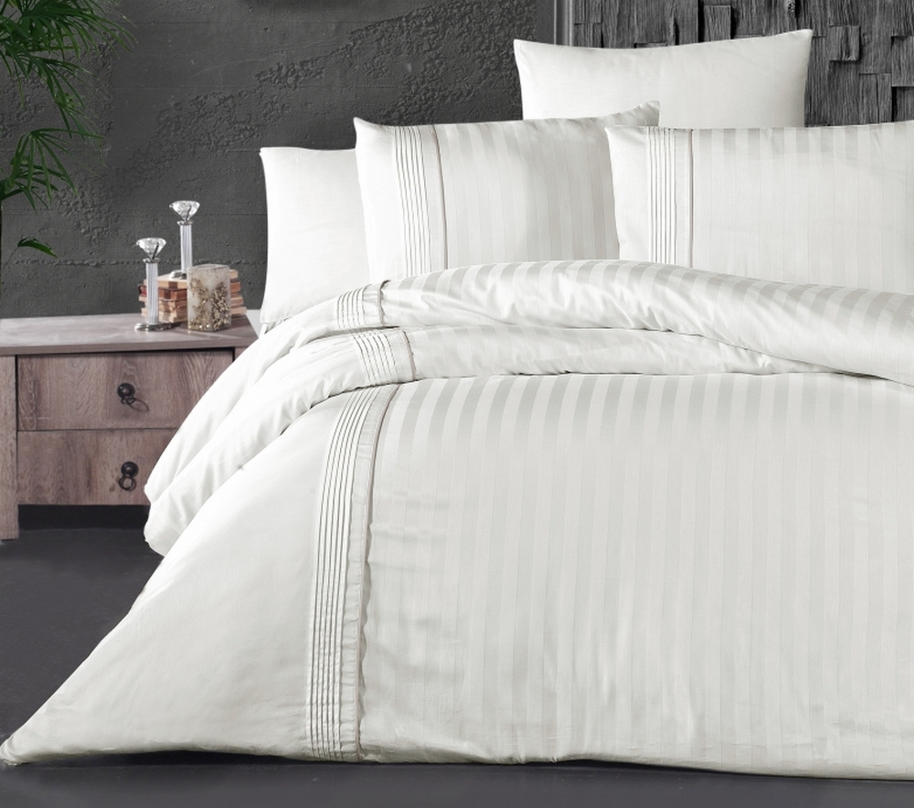 

Постельное белье First Choice De Luxe сатин Modalife White евро