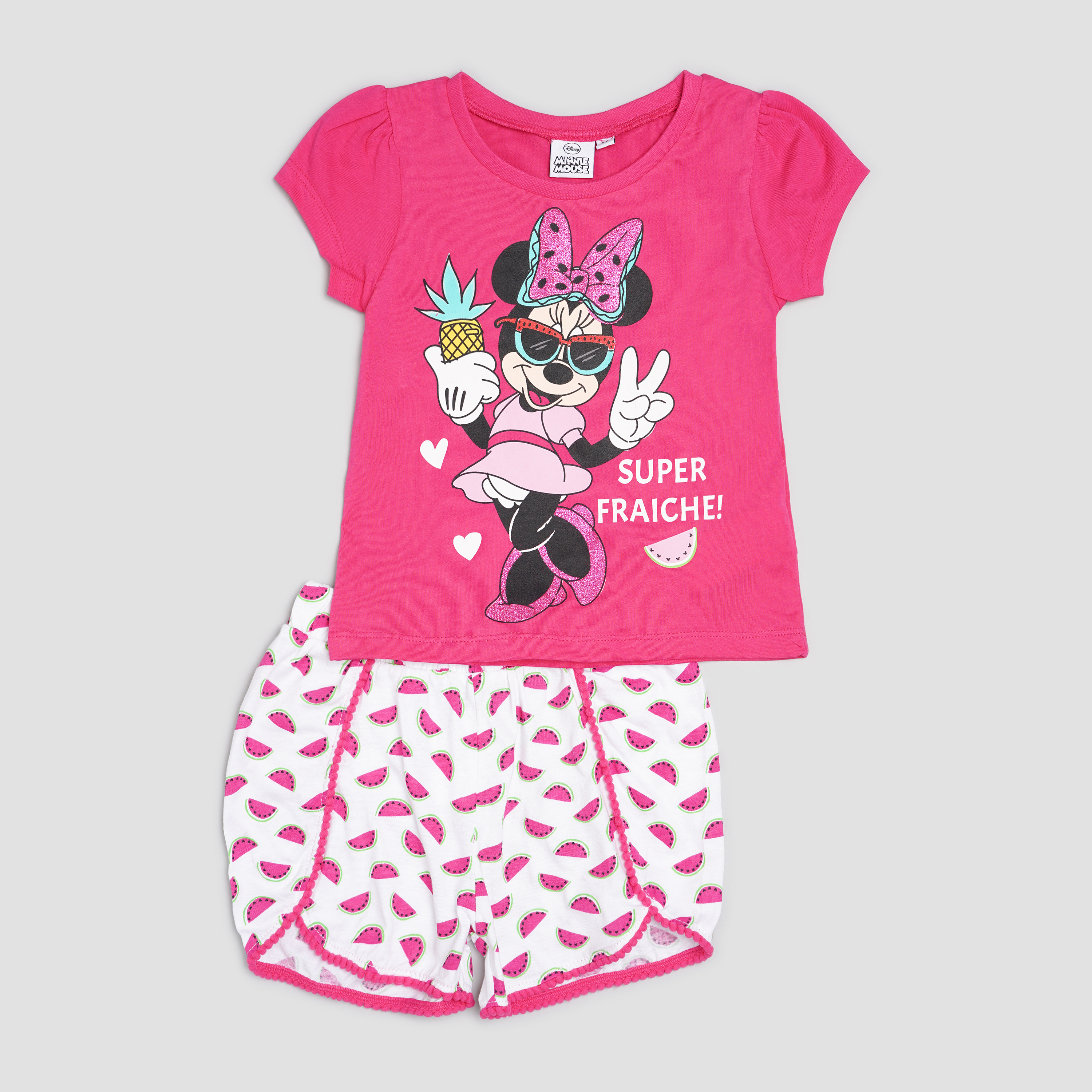 

Пижама (футболка + шорты) Disney Minnie UE2003 98-104 см Фуксия (3609084875602)