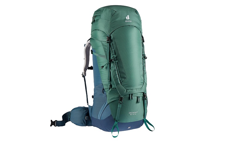 

Рюкзак Deuter Aircontact 60 + 10 SL цвет 2337 seagreen-marine