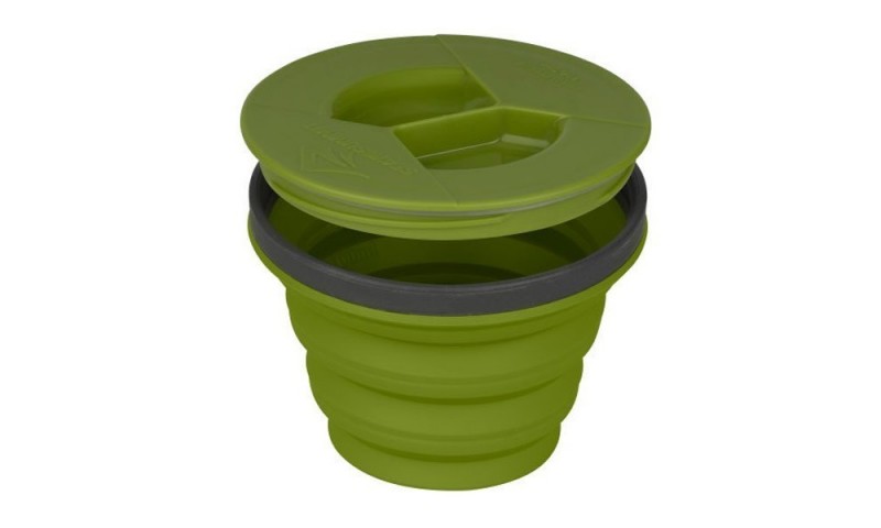 

Кружка Sea To Summit X-Seal & Go Small Olive с крышкой