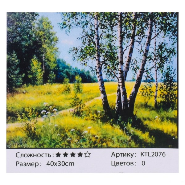 

Картина по номерам Bambi KTL 2076 "Пейзаж", 40х30см (BAM005772)