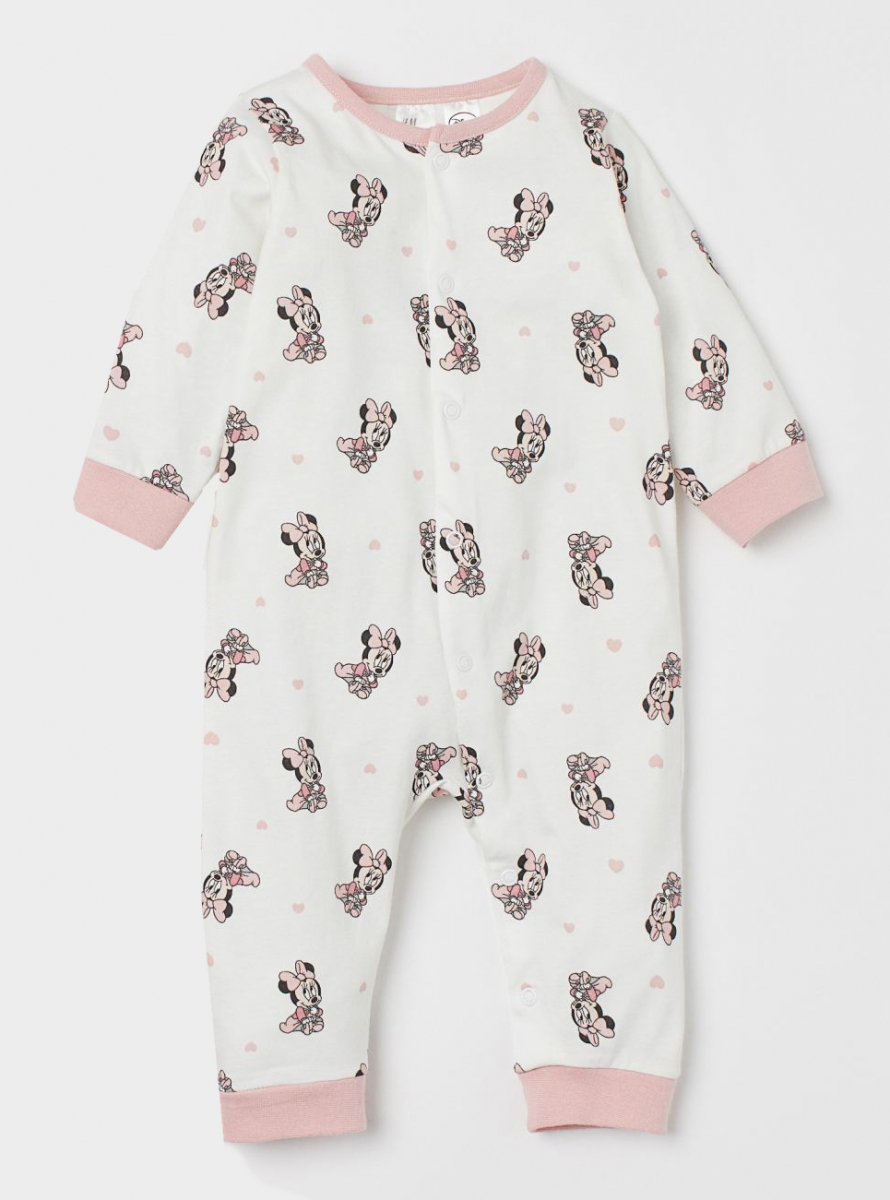 

Комбинезон для девочки H&M 0657394019 56 СМ Белый 66424