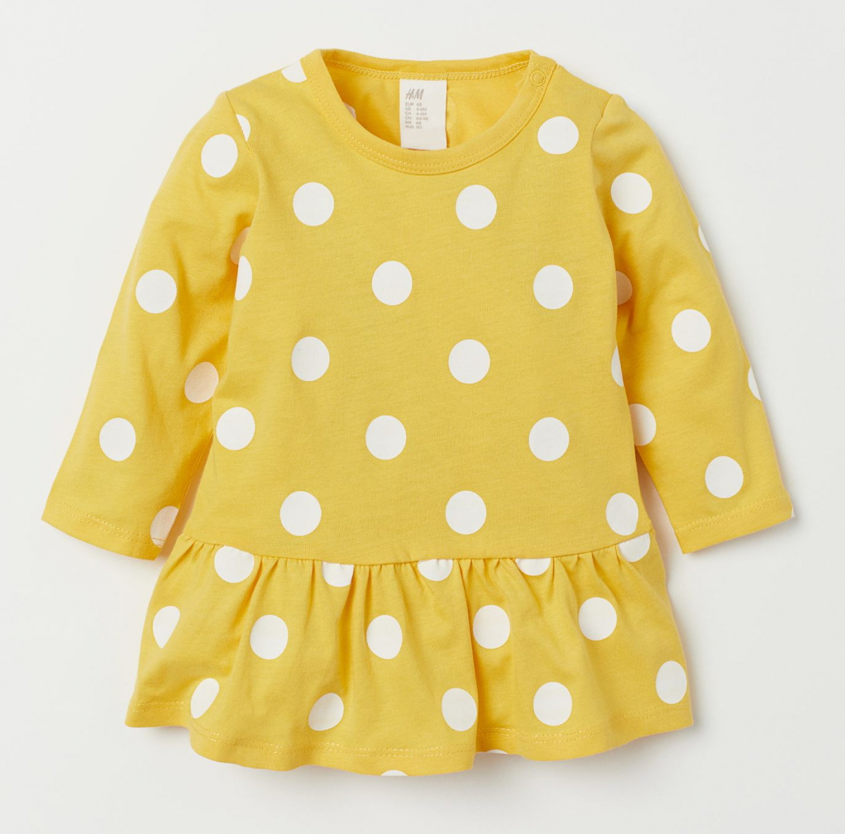 

Платье для девочки H&M 0778169005 86 СМ Желтый 66414