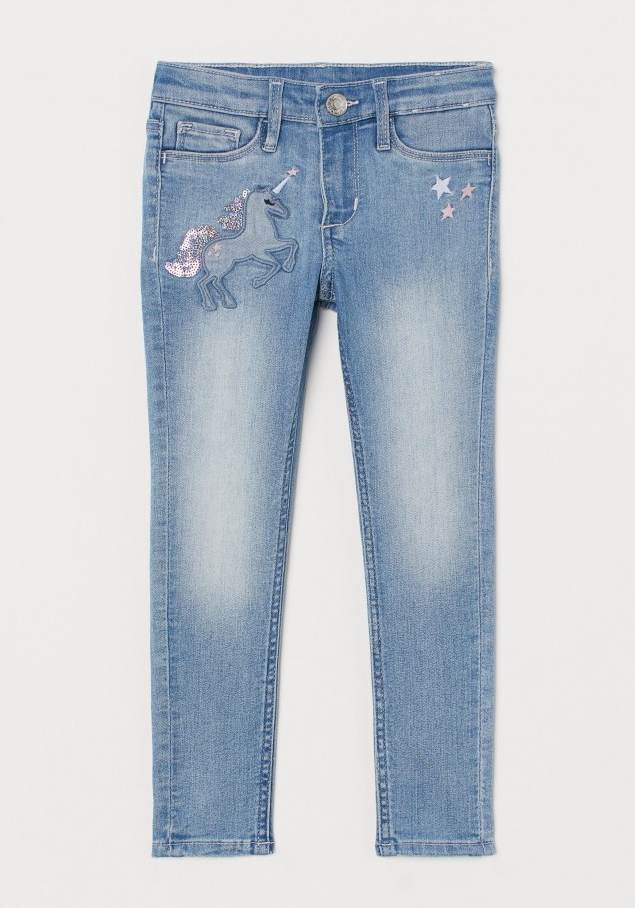 

Джинсы для девочки H&M 0837397 98 СМ Голубой 66435
