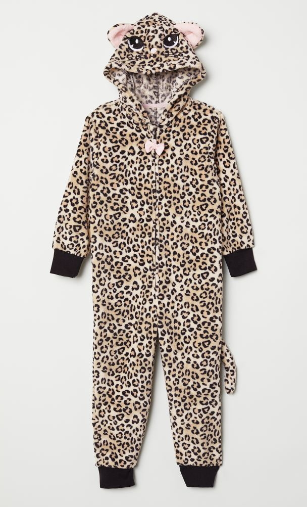 

Пижама кигуруми для девочки H&M 0629011 110-116 СМ Коричневый 66375