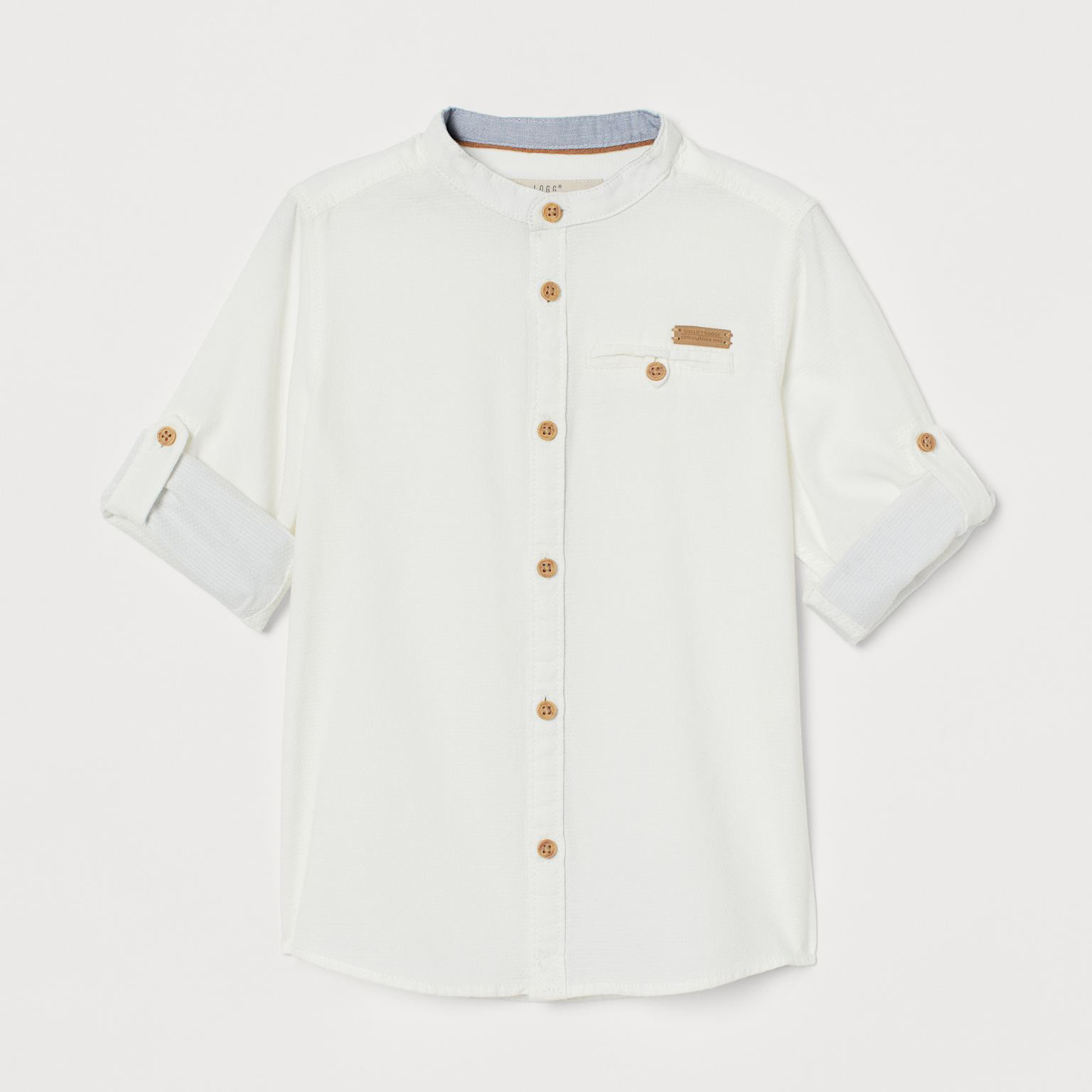 

Рубашка H&M 1111-7422040 128 см Белая