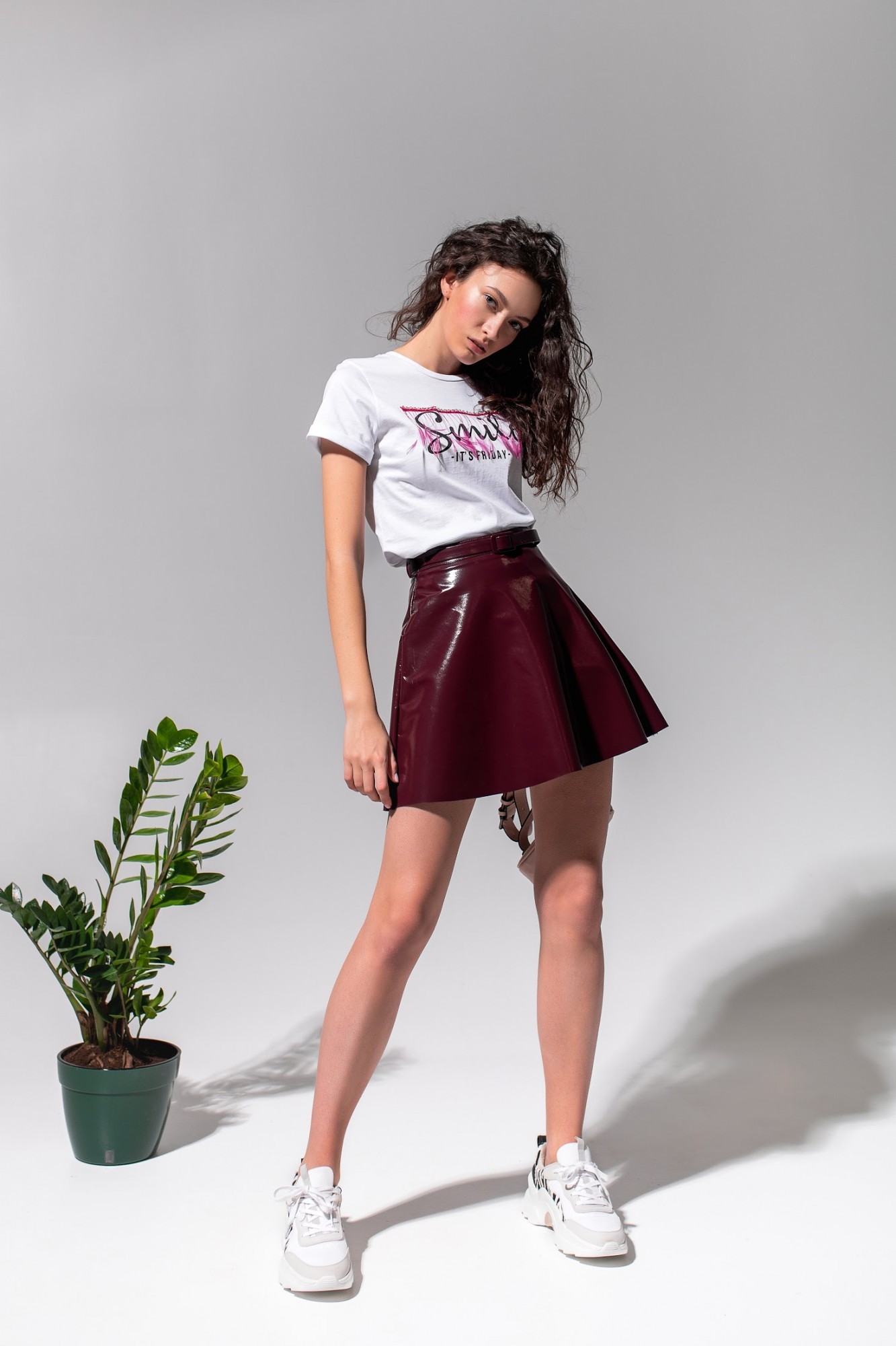 

Юбка Imperial 001901  Бордовая, Юбка Imperial 001901 XS Бордовая