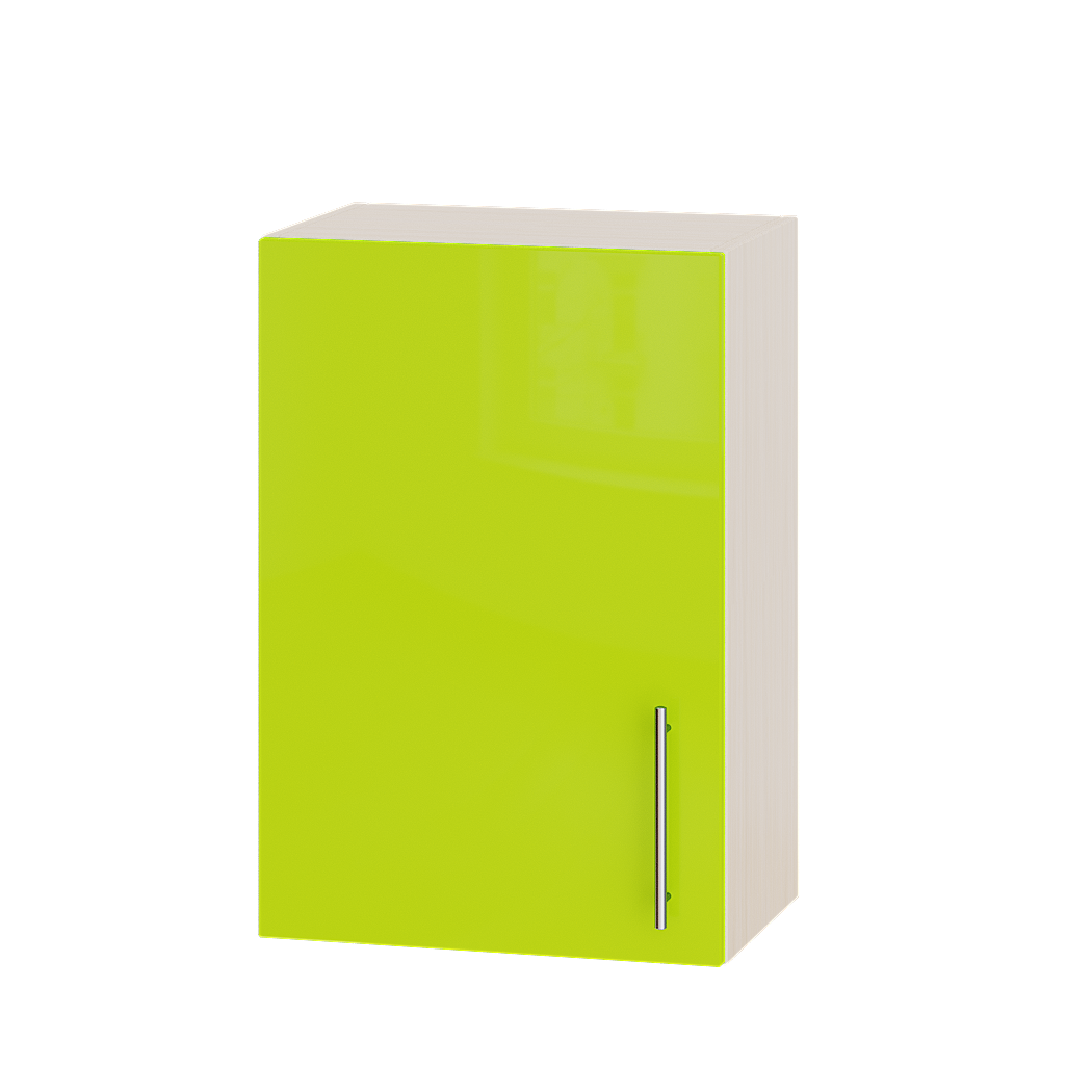 

Кухня Модерн Эверест модуль Верх В01-500 Лайм Глянец - Дуб молочный 50х30х72 см