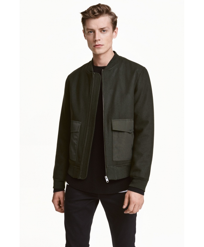 

Бомбер H& 27229  Хакi, Бомбер H&M 27229 M Хакi