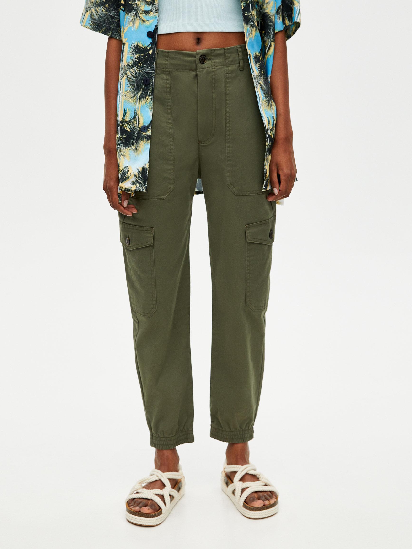 

Брюки Pull & Bear XAZ260303SOGG  Хаки, Брюки Pull & Bear XAZ260303SOGG 38 Хаки